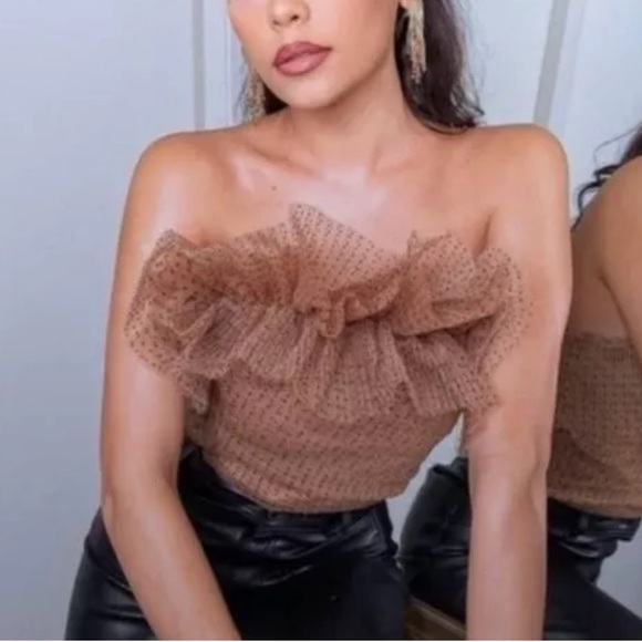 NWT Zara tulle bandeau size M (blogger favorite!) - Picture 8 of 8